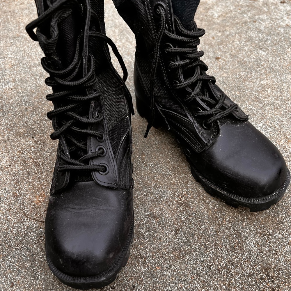 Roth o Military Jungle Boot -kids black size 1R kids 3-4 see chart